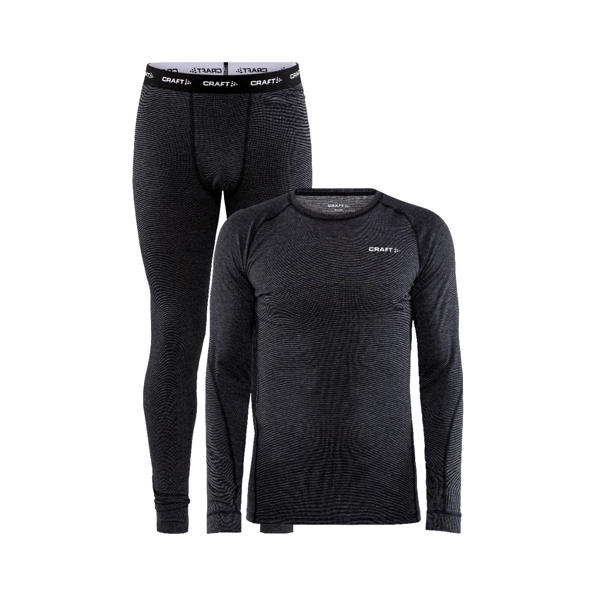 Craft Core Wool Merino Set M – black melange Craft Core Wool Merino Set M – black melange